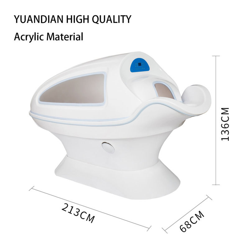 Factoey Precio Sauna moderna de ozono Cama flotante Terapia de spa cápsula de vapor cápsula de adelgazamiento infrarroja Sauna música cápsula de sauna