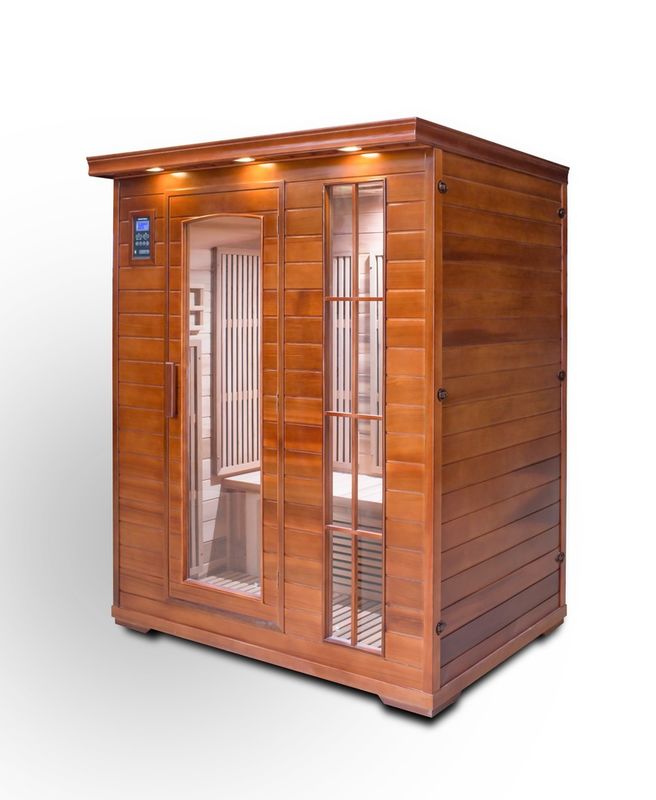 Sauna Infrarroja Interior Sala Húmeda Desintoxicación Panel de Control por Computadora Luz de Onda Baño de Vapor Sudoroso Húmedo