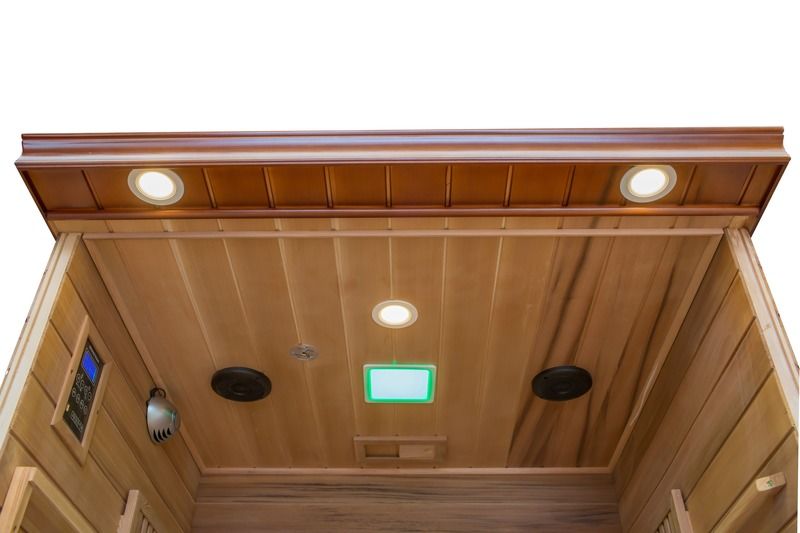 Panel de control de computadora Khan sala de vapor doméstica doble sauna desintoxicación baño de vapor de cicuta spa de madera lejano