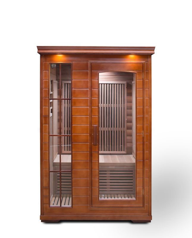 Far Khan Sala de vapor doméstica Panel de control de computadora doble Sala de sauna de madera doméstica de onda ligera