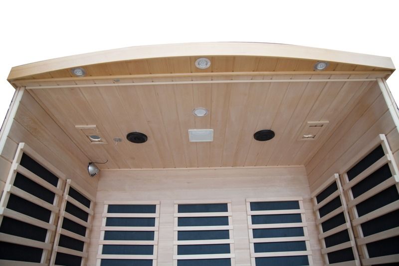 Panel de control de computadora Infrarrojo de alta calidad Sala de ducha de vapor cerrada Baño de vapor Sauna Habitación de madera