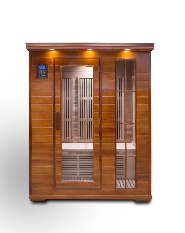 Sala de vapor para computadora, caja de sauna de doble onda de luz, cuerpo completo, desintoxicación, panel de control de sudor, sala de vapor
