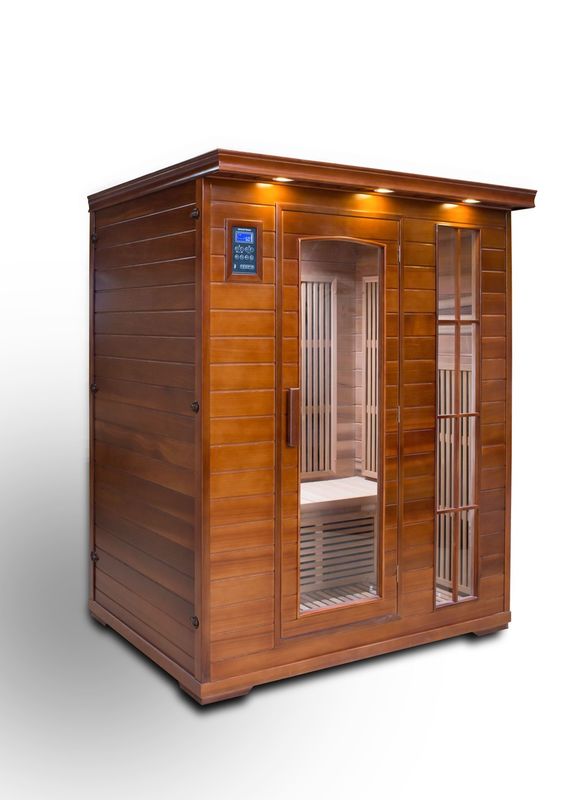 Sala de vapor para computadora, caja de sauna de doble onda de luz, cuerpo completo, desintoxicación, panel de control de sudor, sala de vapor