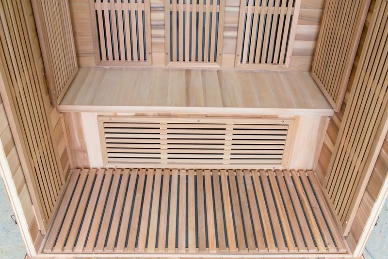 Sala de vapor para computadora, caja de sauna de doble onda de luz, cuerpo completo, desintoxicación, panel de control de sudor, sala de vapor