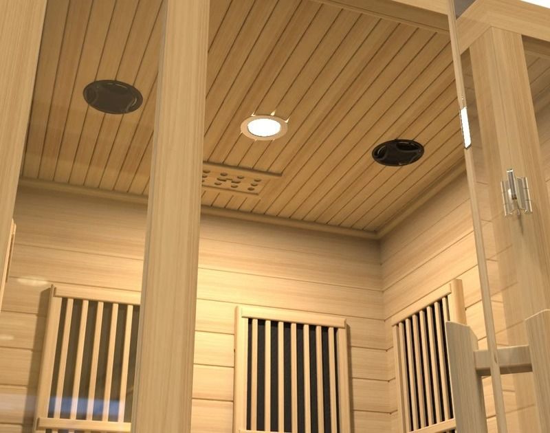Panel de control de computadora grande comercial Sauna personalizada de lujo baño de vapor seco