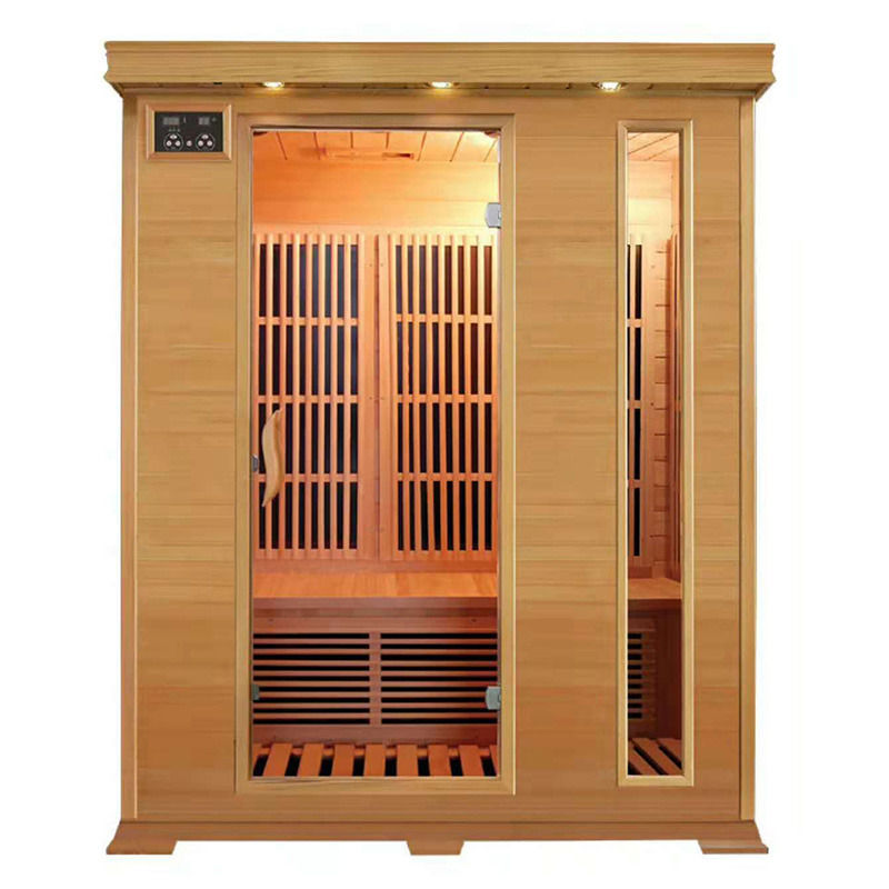 Panel de control de computadora de sauna de lujo seco de cedro barato Precio de China Parte interna del calentador de sauna
