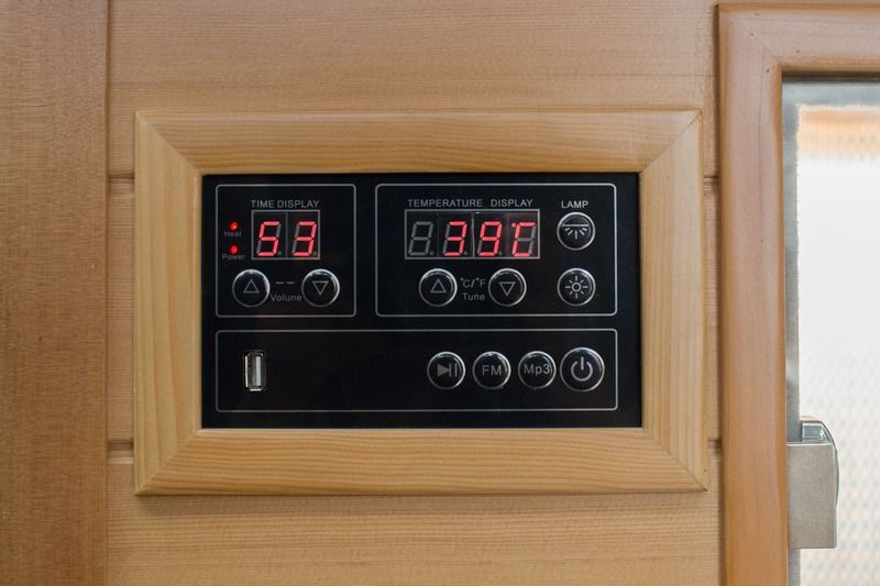 Panel de control de computadora para sauna de vapor, desintoxicación doméstica y fumigación por sudoración. Elimina la humedad y el frío.