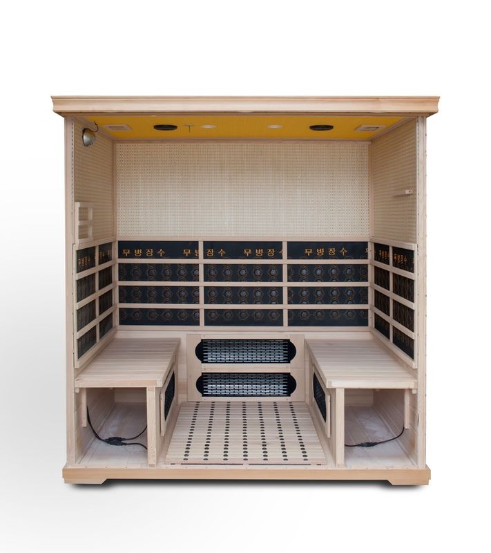 Sauna de alta calidad con chaleco de sudor duradero de hemlock