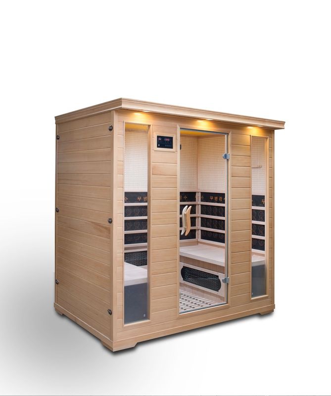 Sauna de alta calidad con chaleco de sudor duradero de hemlock