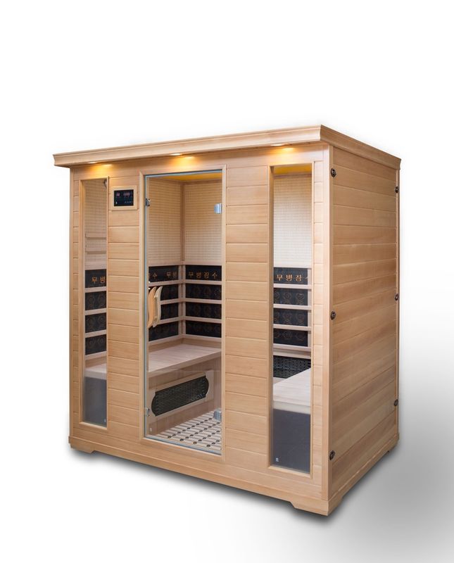 Sauna de alta calidad con chaleco de sudor duradero de hemlock