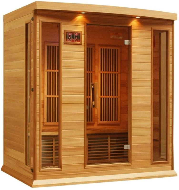 Saunas Infrarrojas con Panel de Control por Computadora para 4 Personas, Portátiles, para Adelgazar y Spa