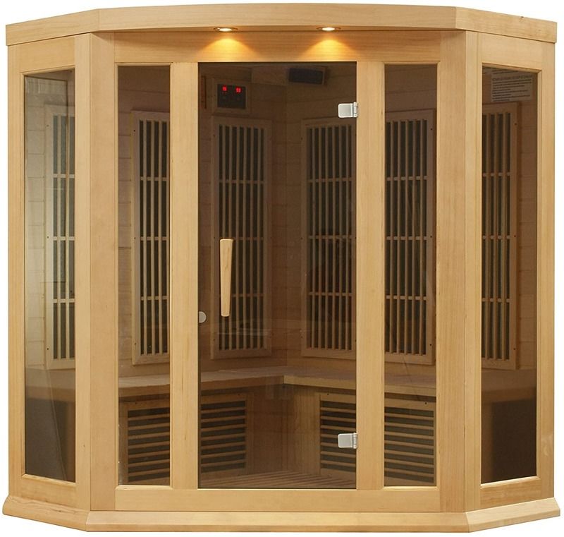 Saunas Infrarrojas con Panel de Control por Computadora para 4 Personas, Portátiles, para Adelgazar y Spa