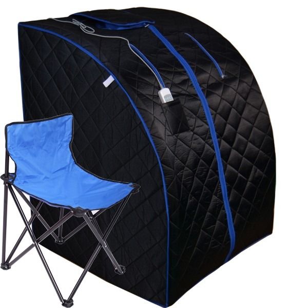 Negativo personal portátil de bajo precio silla plegable de abeto sauna infrarroja pérdida de peso desintoxicación sauna EMF panel de control de computadora computadora sauna sala de terapia negativo portátil bajo precio