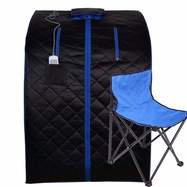 Negativo personal portátil de bajo precio silla plegable de abeto sauna infrarroja pérdida de peso desintoxicación sauna EMF panel de control de computadora computadora sauna sala de terapia negativo portátil bajo precio