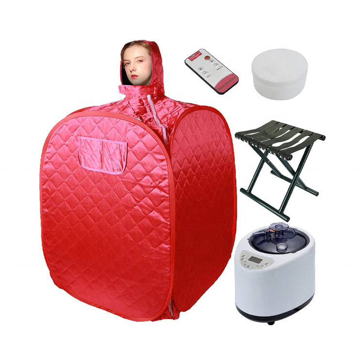 Sauna personal portátil moderna con vapor para el hogar conveniente silla de sauna plegable máquina tienda de sauna fácil de instalar