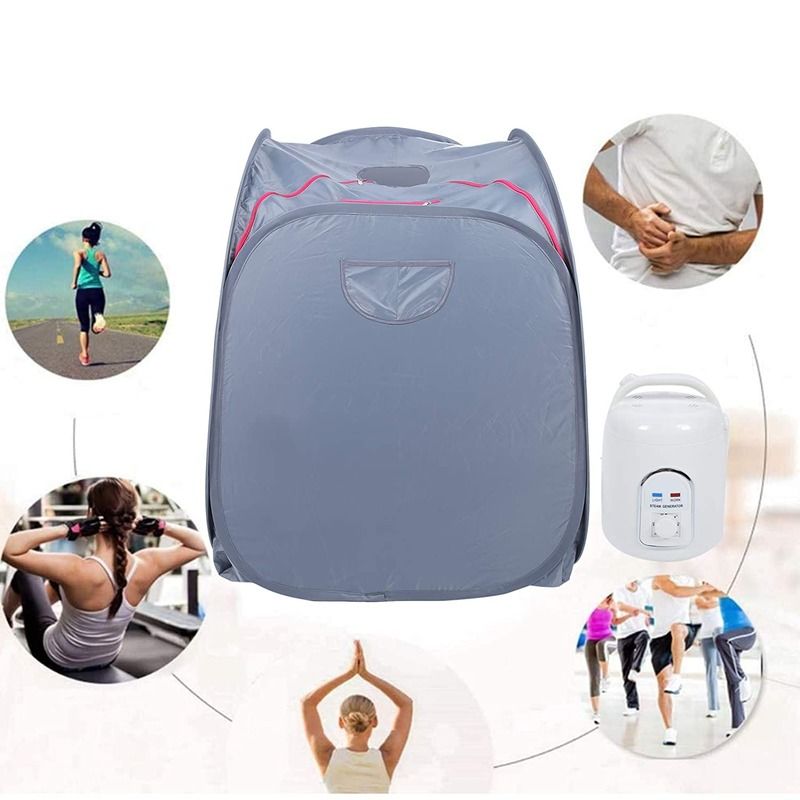 EE.UU. UE Moderno Popular Portable Sauna de vapor plegable Sala de Sauna de vapor ligera Sauna de vapor Spa personal para el hogar Desintoxicación para bajar de peso