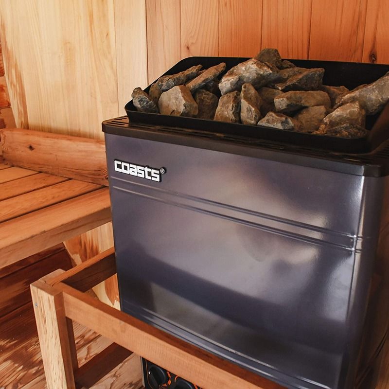 Calentador de sauna moderno 6kW 240V SCAM 3 Controlador digital de chapa galvanizada para el baño de vapor de sauna de spa