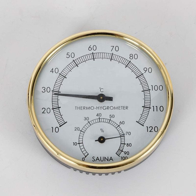 Kit de sauna de spa balde de madera balde de la lámpara de barro Temporizador tradicional de bolsillo con termómetro cucharada de agua reloj de arena Sauna paquete de accesorios